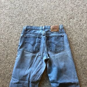 Vtg Levi’s light denim boyfriend 555 jeans sz 8-10